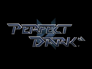 Perfect Dark title screen for Nintendo 64
